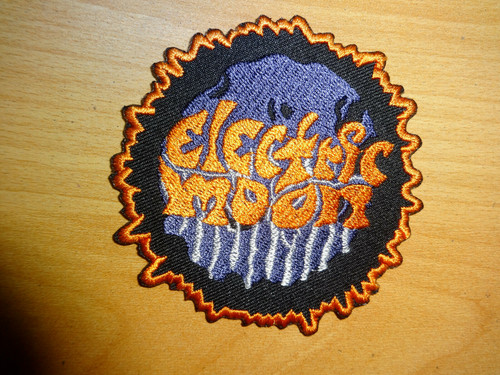 Electric moon shape patch - moon,